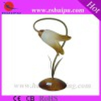 CE CB RoHS T-072.045 / 1 modernen Eisen-Glas-Tischlampe
