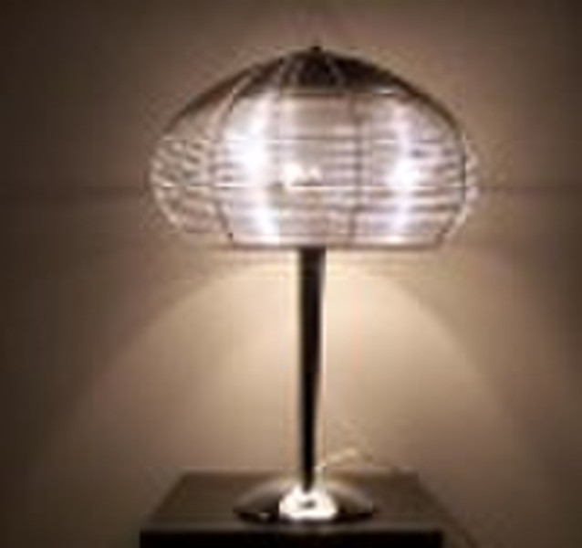 steel table lamp lights indoor lighting