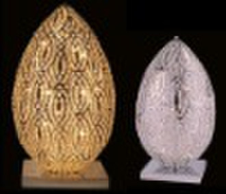 2010  Egg shade Crsytal Table lamp , HOT