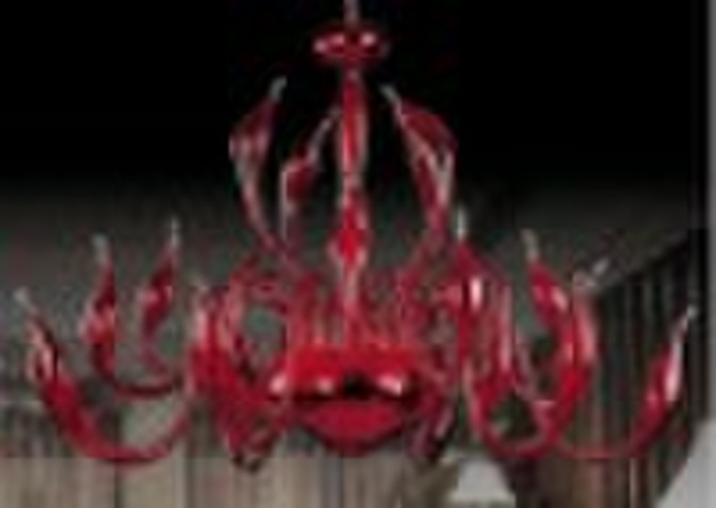 Chandelier lamp P2001-18  Red