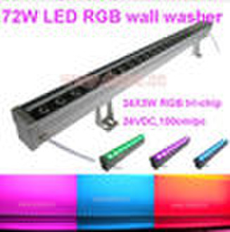 LED RGB wall wsher DS-T21 24X3W RGB in one chip
