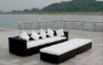 Wicker Garden furniture sofa