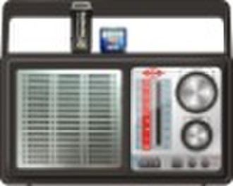 Portable AM/FM USB Radio USB SD /MMC CARD Radio Re