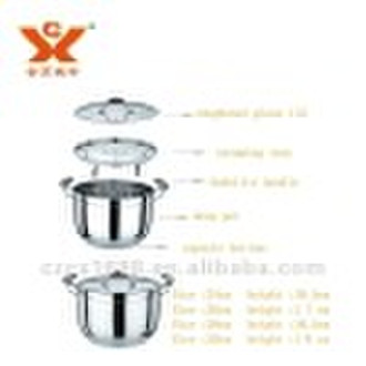 Stainless steel pot