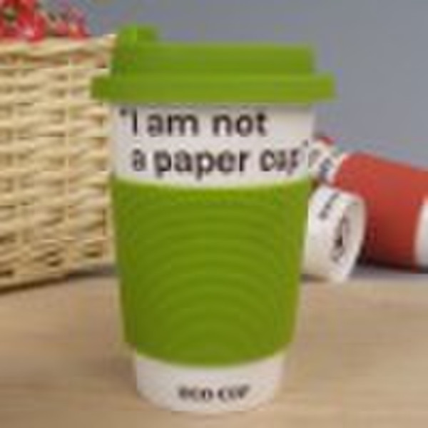 Green without harm silicone rubber bottle (mug,cup