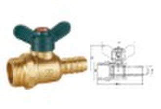 male thread  butterfly handle gas valve