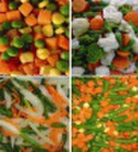 Замороженные смешанного овощей с НУ сертификат кошерности