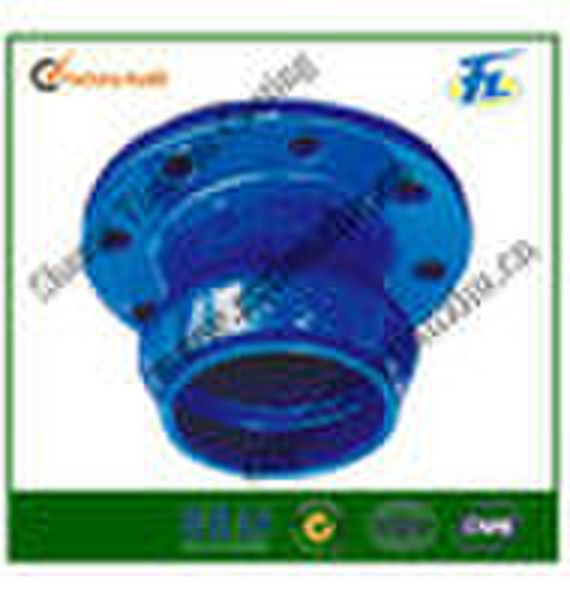 EN545 Double Socket with flanged Branch-ductile ir
