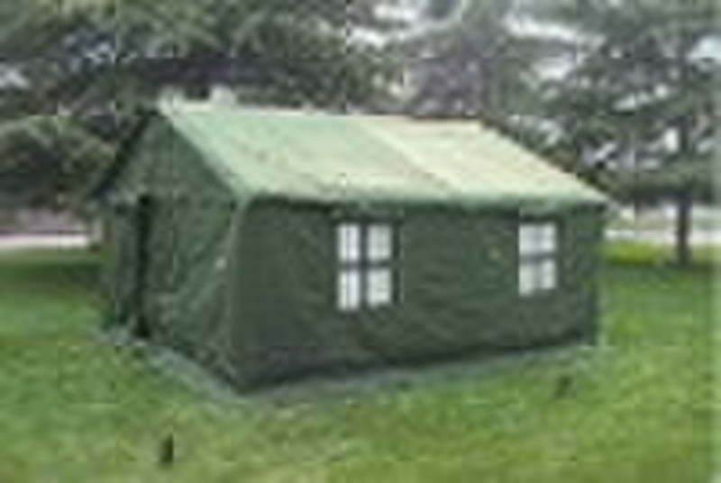 grass green army cotton tent for 12 persons