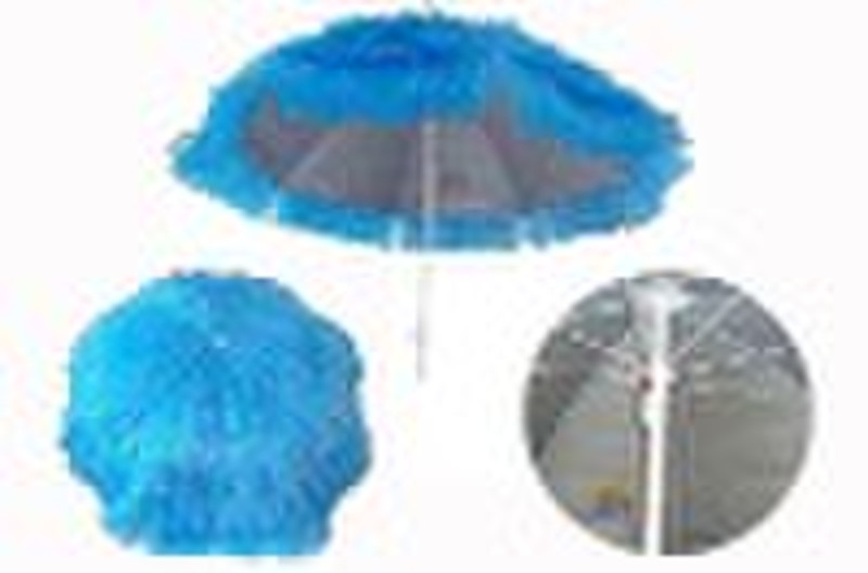 hawaii raffia straw umbrella