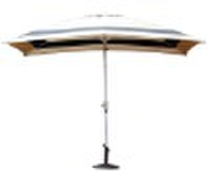 10Feet Rectangular Garden Umbrella with handle