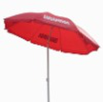 advertising beach umbrella