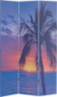 Paradise Canvas Room Divider