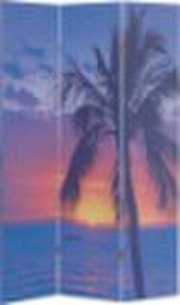 Paradise Canvas Room Divider