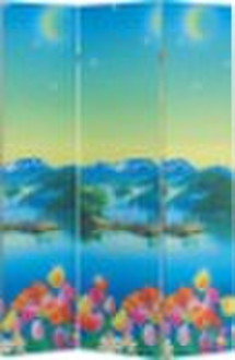 Wonderland Canvas Folding Screen
