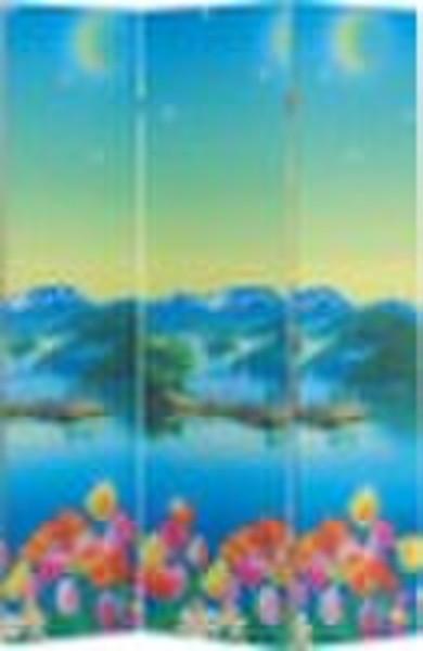 Wonderland Canvas Folding Screen