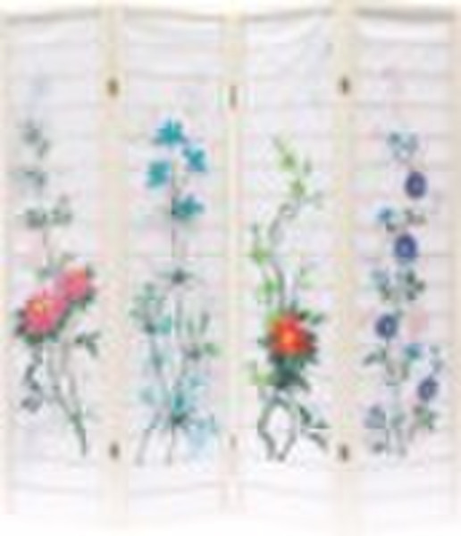 Beautiful Flowers Shoji Screen
