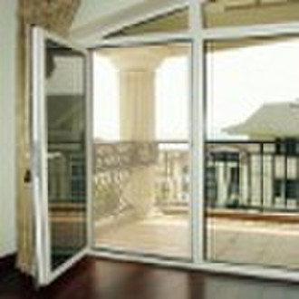 Aluminum casement window
