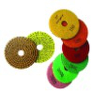 Diamond flexible polishing pad