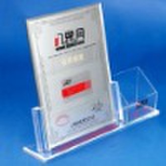 Acrylic display card