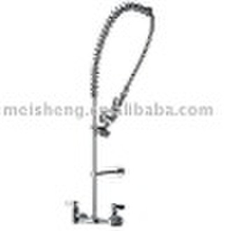 wall mounted pre-rinse faucet