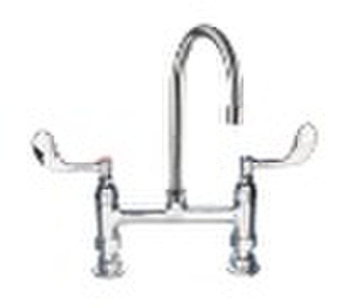 WRIST ACTION HANDLE GOOSENECK FAUCET