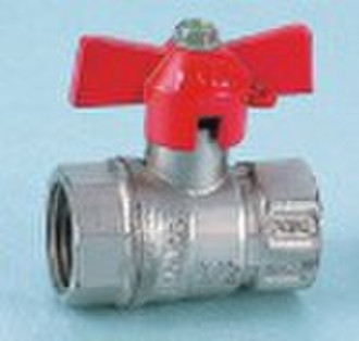 brass butterfly ball valve xfm-0118