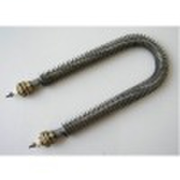 U shape finned heating element