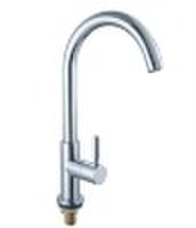 brass kitchen faucet single handle