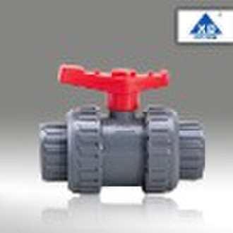 Double union ball valve