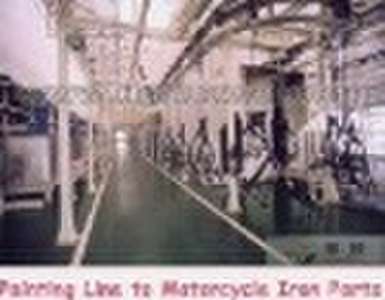 Painting Line for Motorcycle Iron Parts