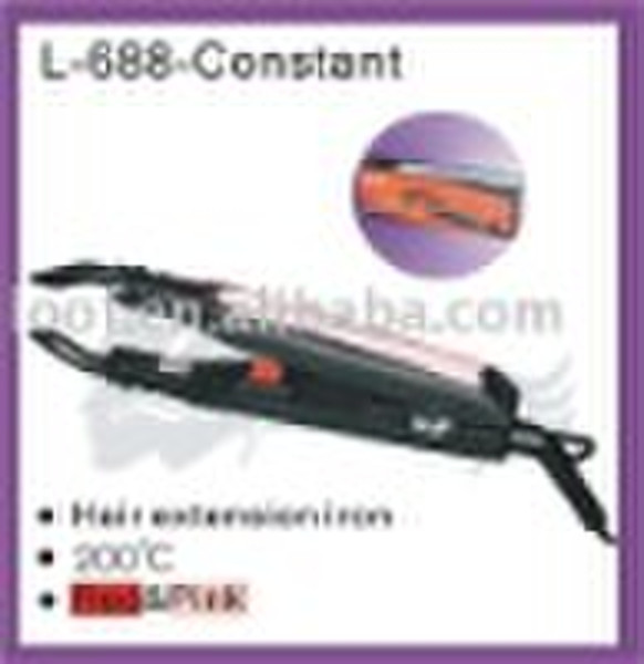 Pre-bonded professional hair extension iron