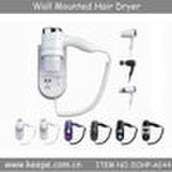 wall mounted hair dryer