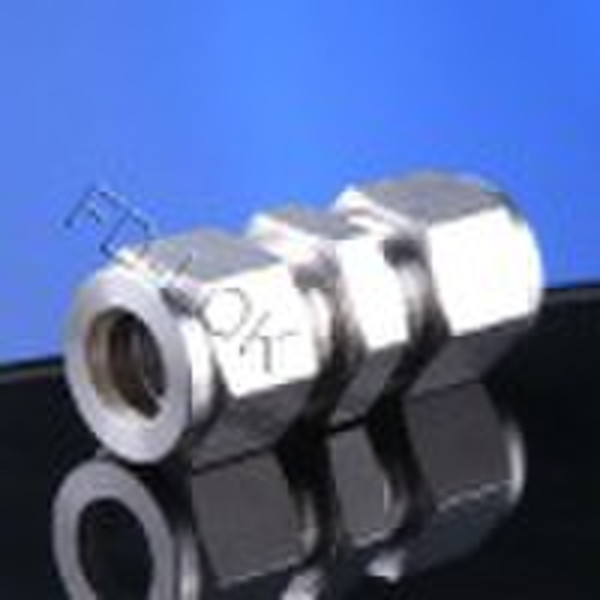 compression fitting, straignt union