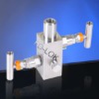 needle valve manifold block and bleed type