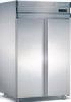 Double Upright Stainless Steel Freezer