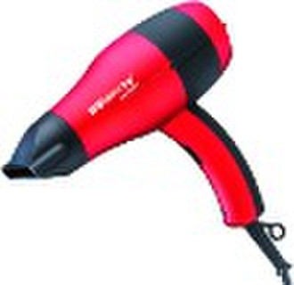 red rubber finish hair dryer