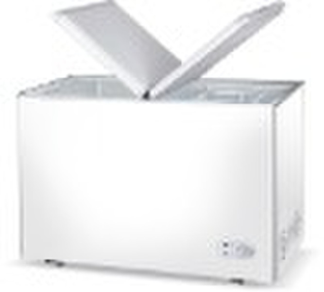 Double door chest freezer