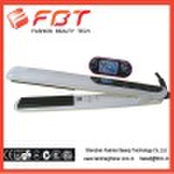 LCD hair straightener