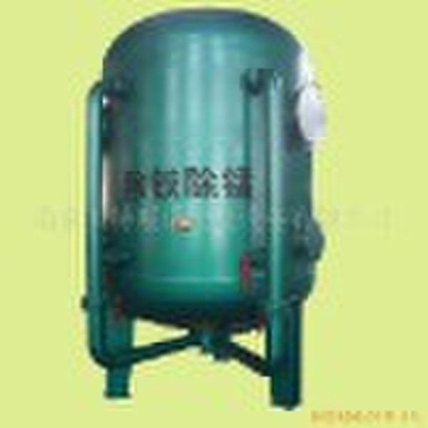 Industrial water treatment for iron and manganese