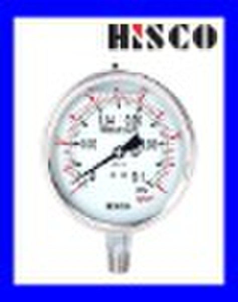 General Process Liquid Filled Pressure Gauge