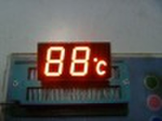 Led temperature display