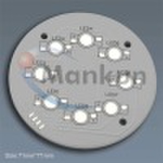 8 LEDs runden MCPCB mit F-HASL