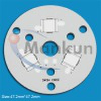 MCPCB für 3 LEDs von Cree Montage