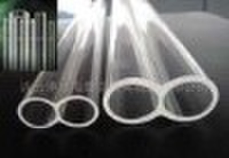 clear fused quartz  tubes