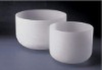 Arc fused quartz crucible