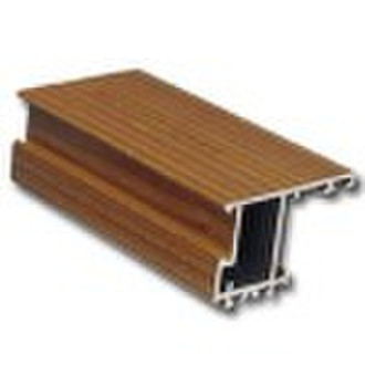 woodgrain aluminium extrusion for window