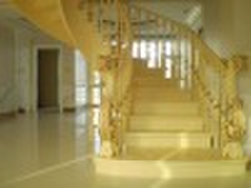 Exclusive Curved Solid Wood Stair