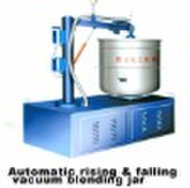Automatic rising and falling vacuum blending jar