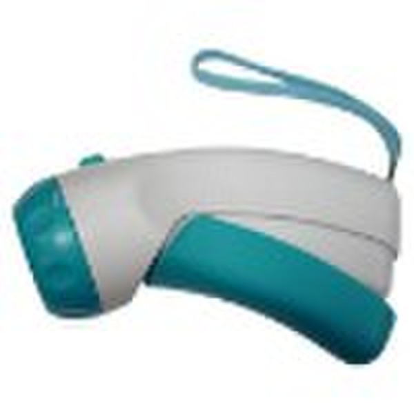 Hand Pressing Flashlight